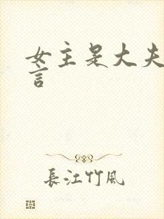 女主是大夫的古言