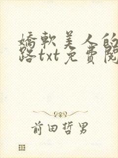 娇软美人的风月路txt免费阅读