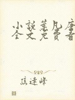 小说叶凡唐若雪全文免费看封面