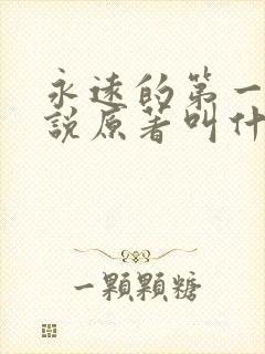 永远的第一名小说原著叫什么
