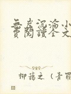 无岸沉沦小说免费阅读全文最新章节封面