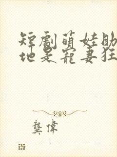 短剧萌娃助攻爹地是宠妻狂魔