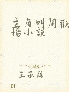 主角叫周欢的官场小说