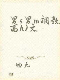 男s男m调教(高h)文