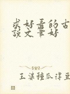 求好看的古言小说文笔好