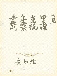 当年万里觅封侯关系梳理