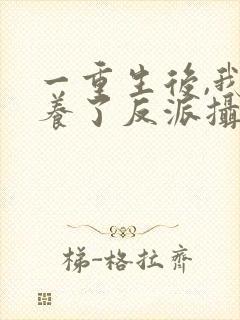 一重生后,我娇养了反派摄政王封面