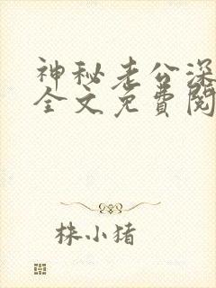 神秘老公深夜来全文免费阅读阅读