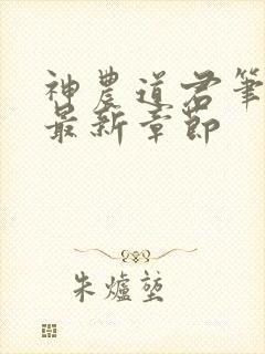 神农道君笔趣阁最新章节