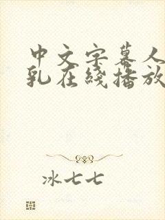 中文字幕人妻巨乳在线播放