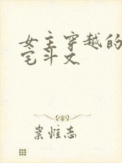 女主穿越的古言宅斗文封面