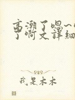 高潮了嗯~喷水了啊文详细