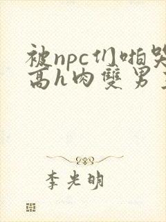 被npc们啪哭高h肉双男主小说