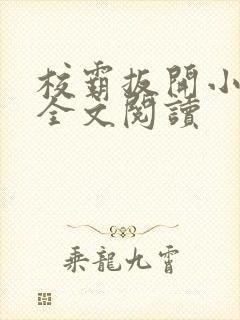 校霸扳开小班长全文阅读