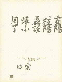 周烨磊校霸被捡了小说阳阳