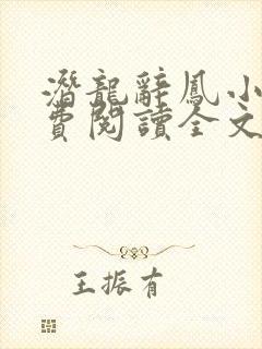 潜龙辞凤小说免费阅读全文最新章节