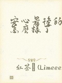 安心最后的结局怎么样了封面