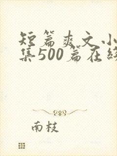 短篇爽文小说合集500篇在线阅读