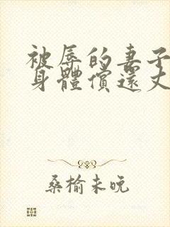 被辱的妻子,用身体偿还丈夫的债免费观看tv封面