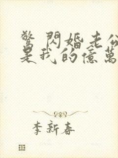 惊 闪婚老公竟是我的亿万总裁封面