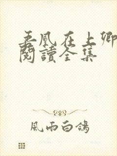 吾凰在上卿在下阅读全集封面