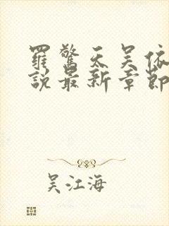 罗惊天吴依依小说最新章节更新时间封面