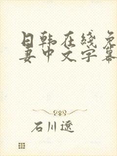 日韩在线免费人妻中文字幕av一区