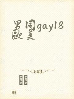 男同gay18欧美封面