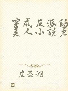 穿成反派的病娇美人小说免费看封面