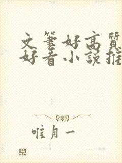 文笔好高质量超好看小说推文