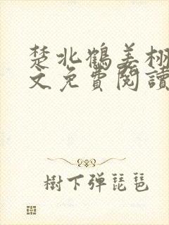 楚北鹤姜栩栩全文免费阅读笔趣阁