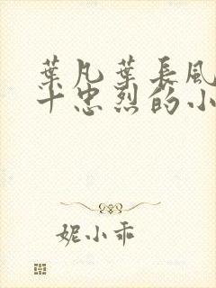 叶凡叶长风一门十忠烈的小说