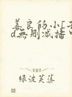 善良的小[子hd无删减播中文字幕