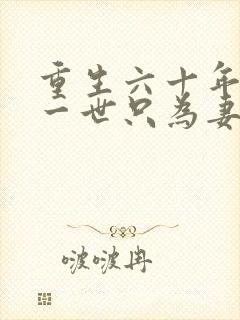 重生六十年前这一世只为妻儿小说封面