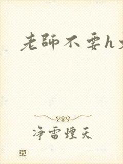 老师不要h文封面