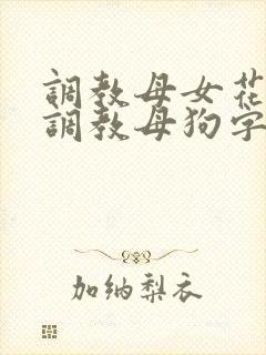 调教母女花耳光调教母狗字母圈