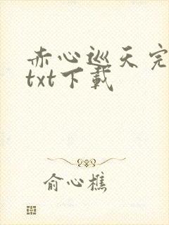 赤心巡天完结版txt下载