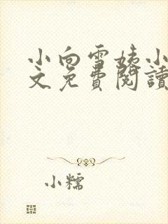 小向雪姨小说全文免费阅读最新章节