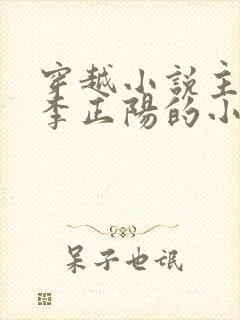 穿越小说主角叫李正阳的小说