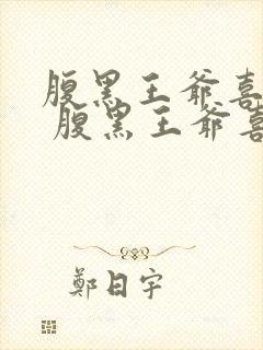 腹黑王爷喜当爹 腹黑王爷喜当爹