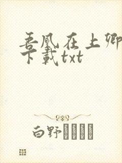吾凰在上卿在下下载txt