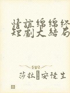 情谊绵绵终有时短剧大结局封面