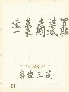 亿万老婆买一送一未删减版免费阅读全文封面