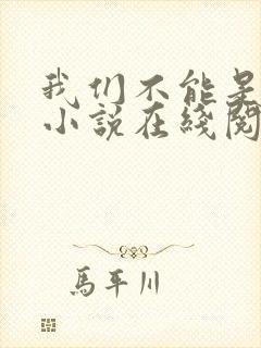 我们不能是朋友小说在线阅读