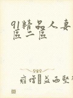 91精品人妻一区二区