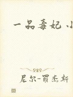 一品毒妃 小说封面