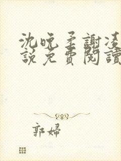 沈晚柔谢凌安小说免费阅读最新章节