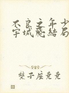 不良之年少轻狂宇城飞结局