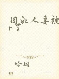 因此人妻被ntr了封面