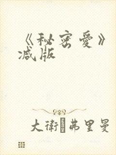 《秘密爱》未删减版